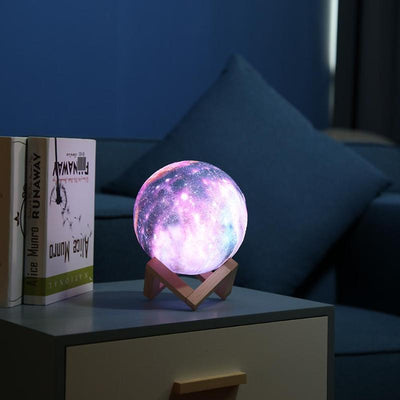 Galaxy 3D Printing Moon Lamp
