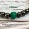 Magnetic Therapy Pain & Ache Relief With Malachite Bracelet