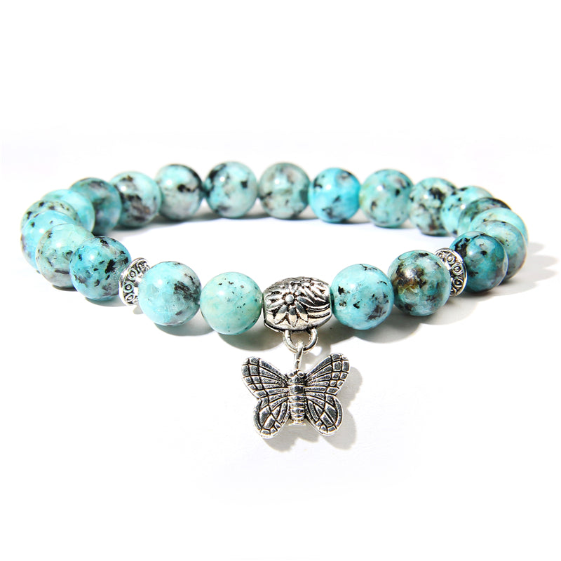 Imperial Turquoise Jasper Positivity & Courage Bracelet