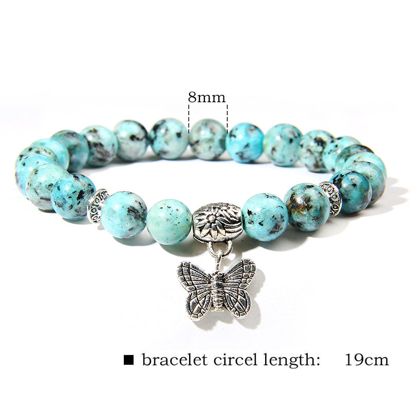 Imperial Turquoise Jasper Positivity & Courage Bracelet