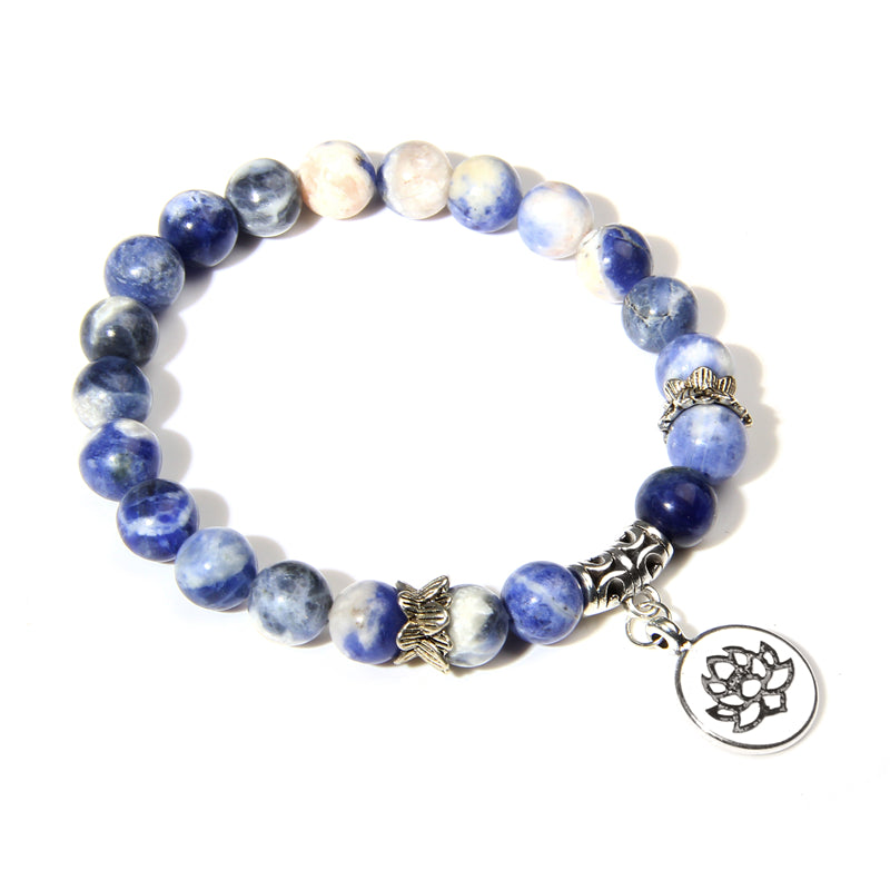 Sodalite Peace & Self-Esteem Bracelet