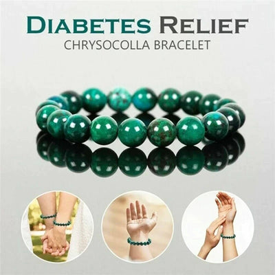 Chrysocolla Diabetes Support Crystal Bracelet