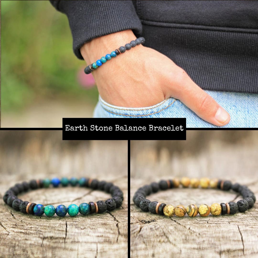 Earth Stone Balance Bracelet