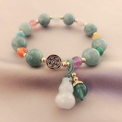 Natural Jade Health & Abundance Bracelet