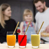Df 146 2Pcs/Set Organic Bamboo Straw Reusable Straw