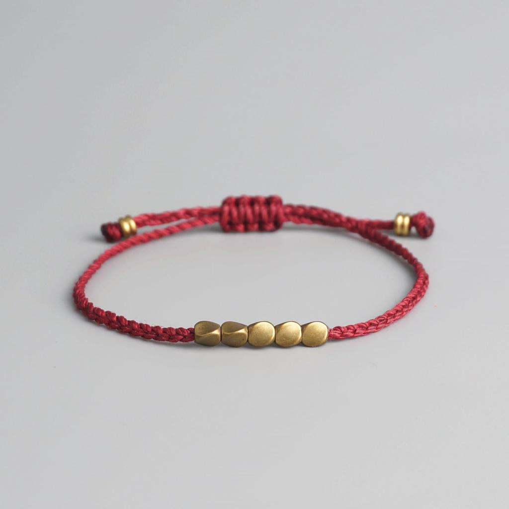 Tibetan Copper Bead Lucky Bracelet