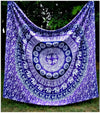 Purple Bohemian Mandala Tapestry