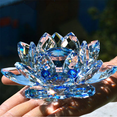 Crystal Lotus Flower Fengshui