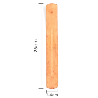 1. Elegant Natural Wooden Incense Burner Stick