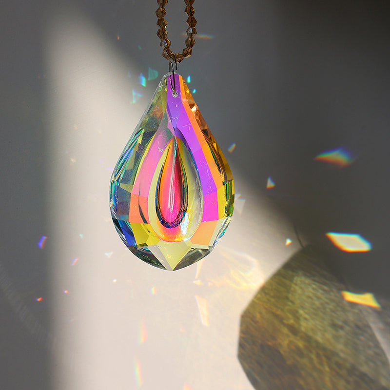 Df 99 Feng Shui Style Lustres De Cristal Prisms Parts Crystal Pendants