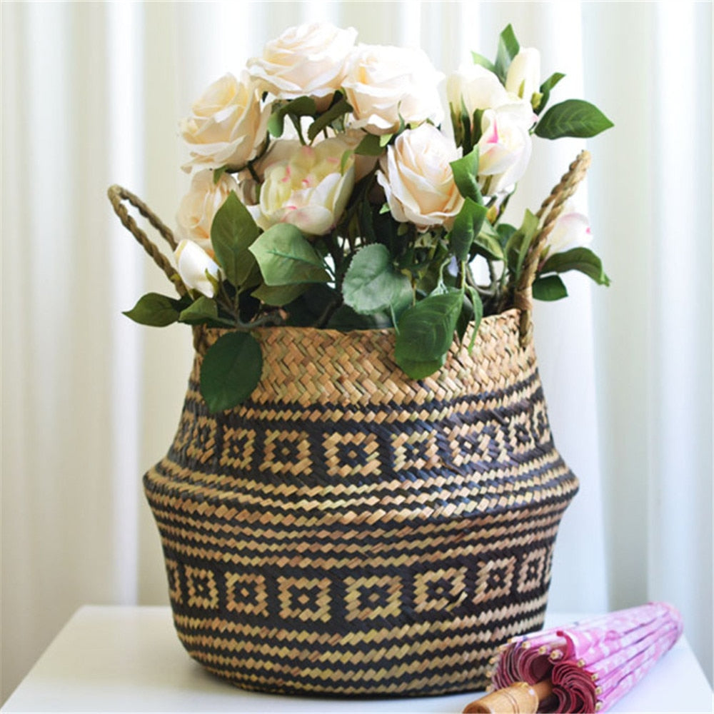Spring Rattan Basket