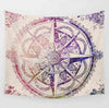 Bohemian Mandala Tapestry - Pink Compass