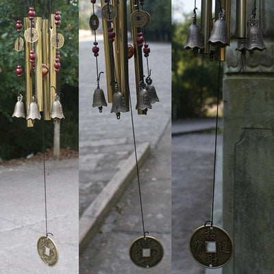Df 103 Antique Amazing Garden Tubes Bells Copper
