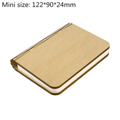 Wooden Magnetic Book LED Lamp
