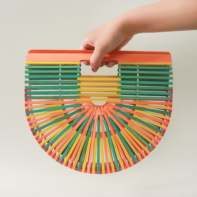 Mixed color BAMBOO MOON BAG