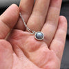 S925 Sterling Silver Labradorite Pendant Necklace