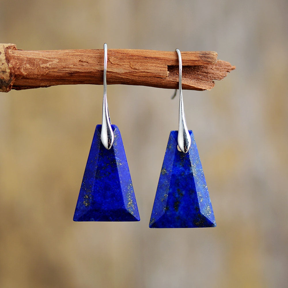 Midnight Blue Lapis Earrings