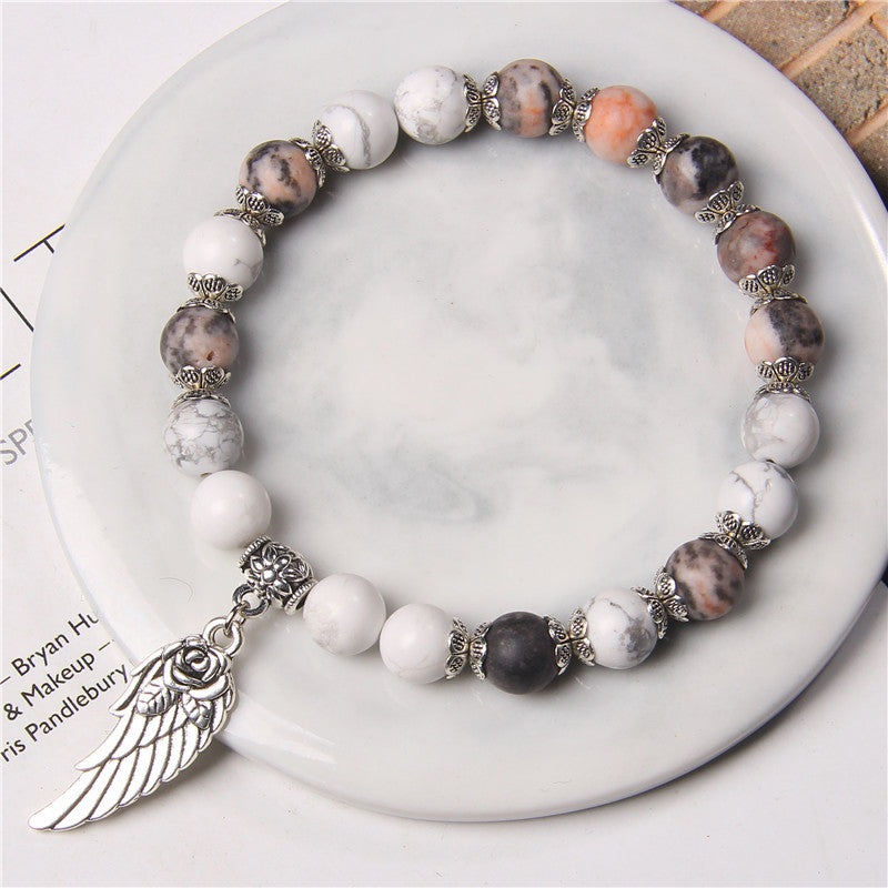 Jasper And White Turquoise Energy Renewal Bracelet