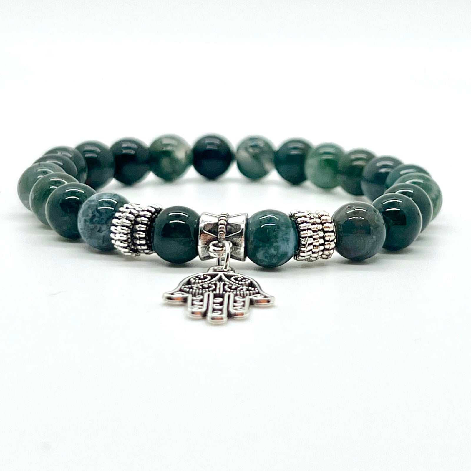 Moss Agate Energy Protection Bracelet