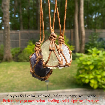 Potent Energy Natural Crystal Pendant