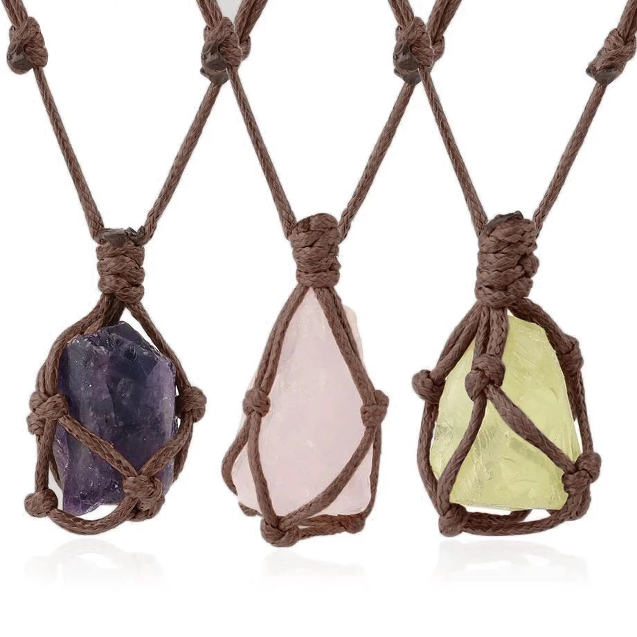 Potent Energy Natural Crystal Pendant