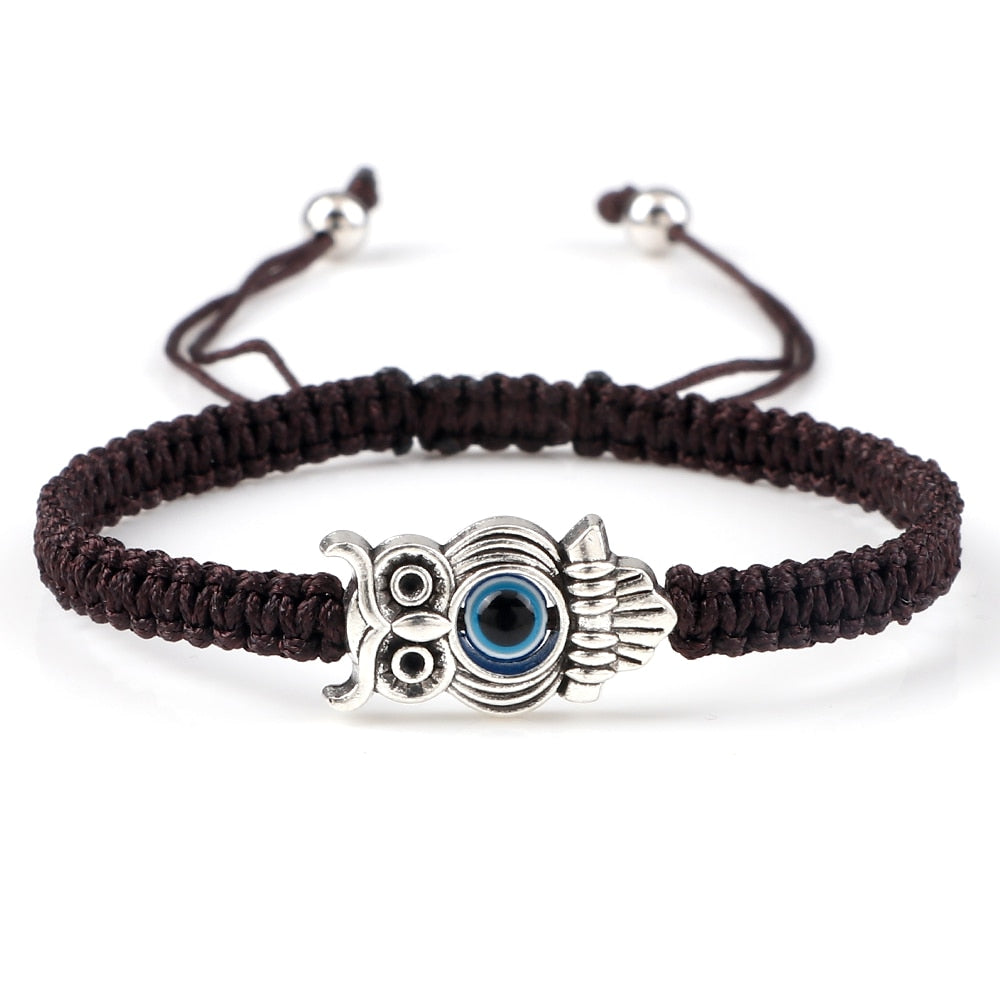 Owl Black Ancient Protection & Wisdom Bracelet