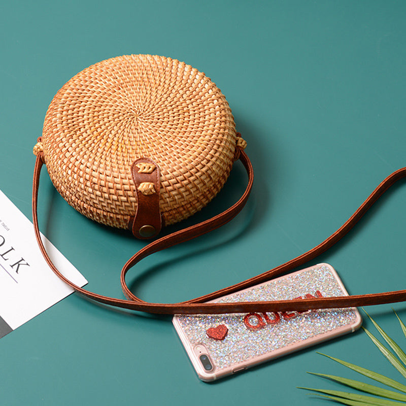 Round Bali Summer Straw Bags - 14 styles
