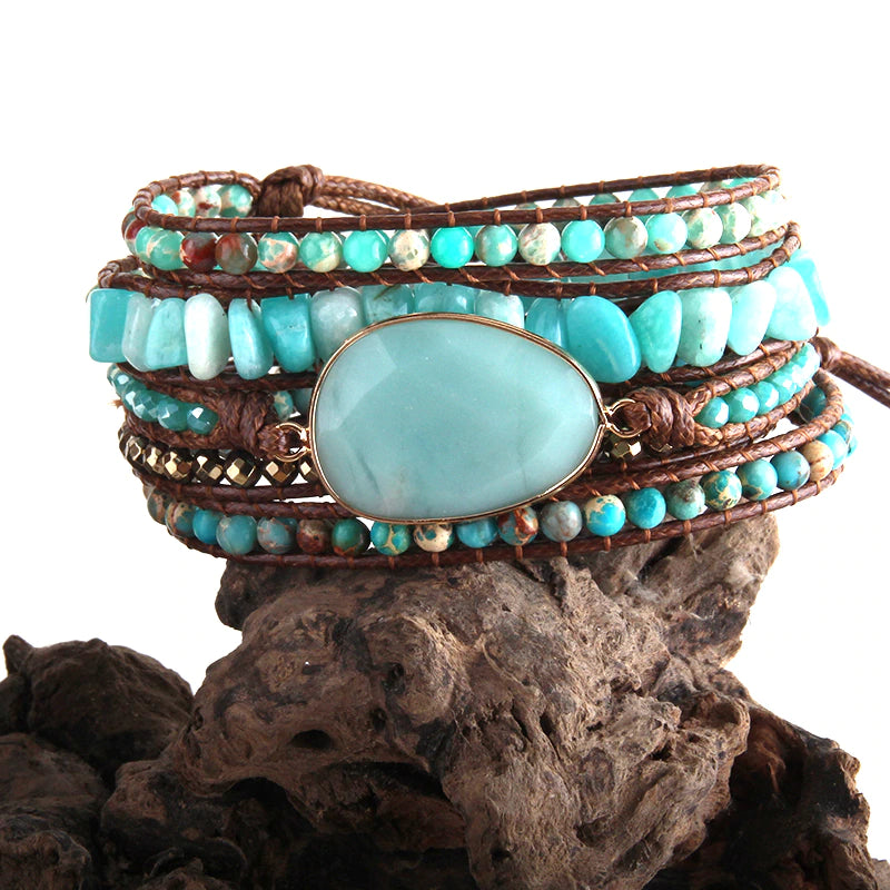 Amazonite Soothing Tension Bracelet