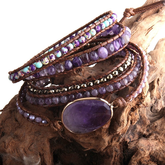 Immense Calm & Nurturing Amethyst Bracelet