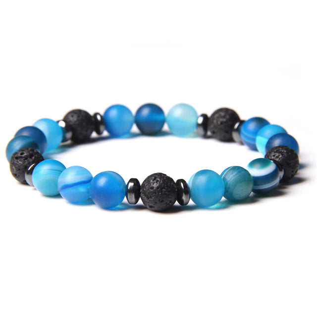 Blue Agate Truth & Calm Bracelet