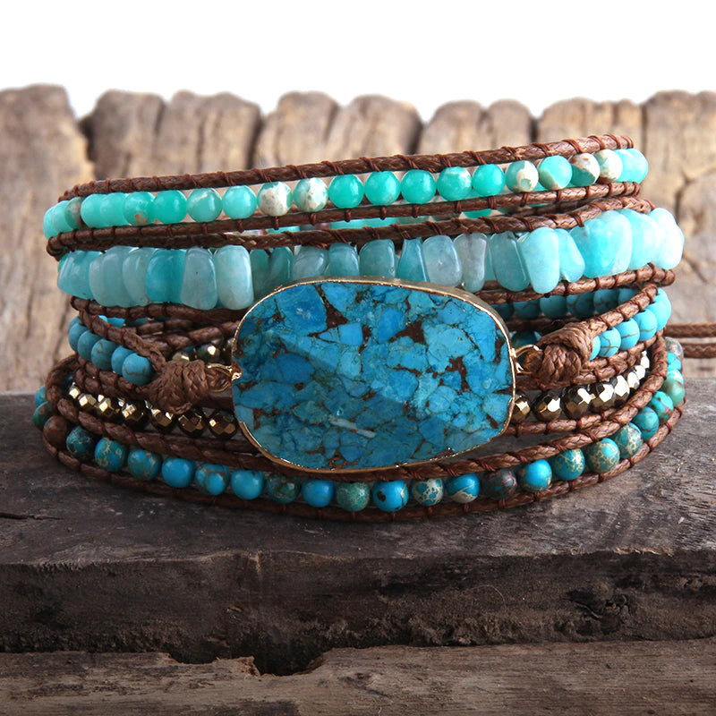 Blue Turquoise Mood Stabilizer Bracelet