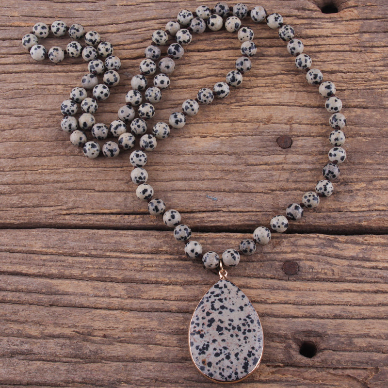 Dalmatian Jasper Love Of Life Necklace