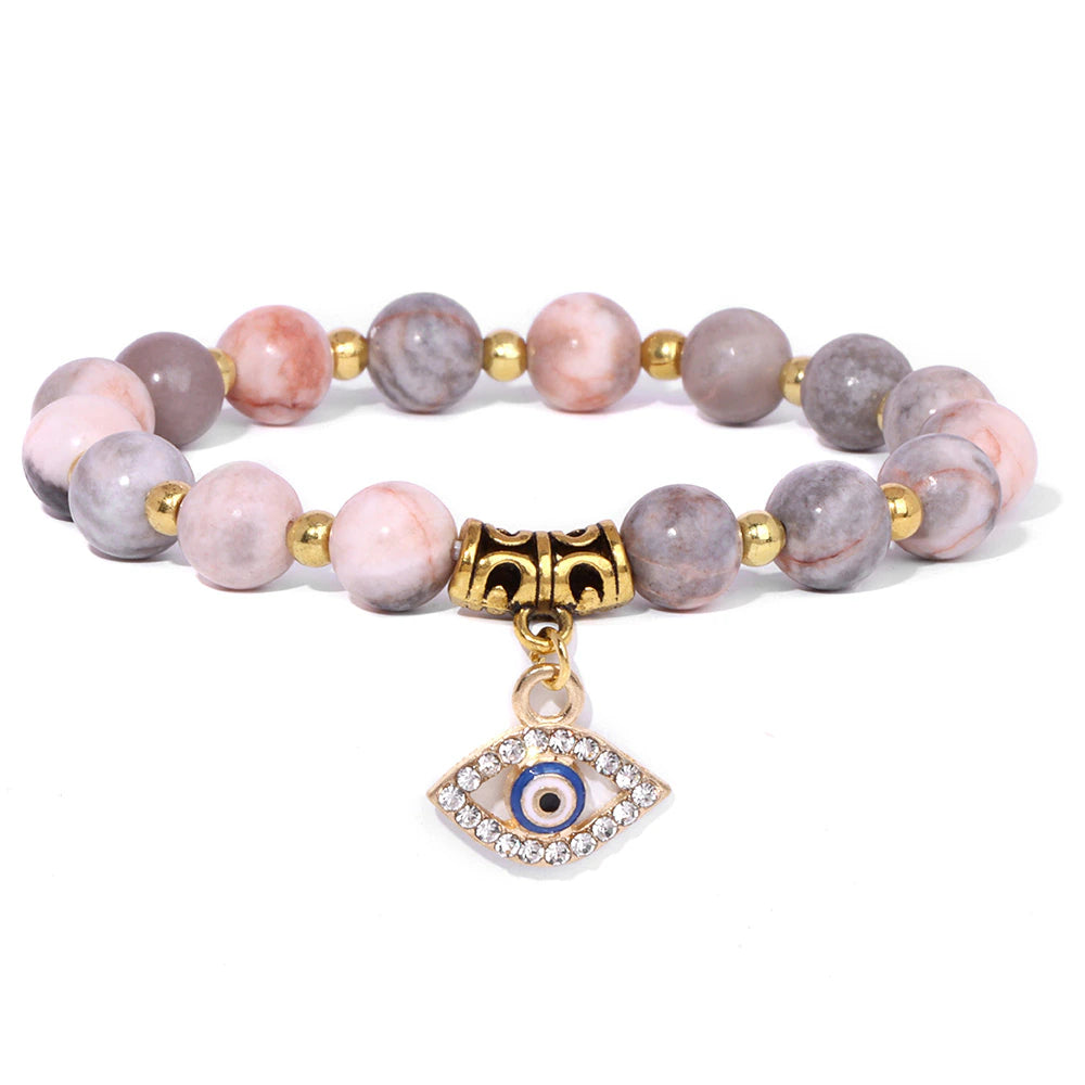 Pink Zebra Jasper Joyful Spirit Bracelet