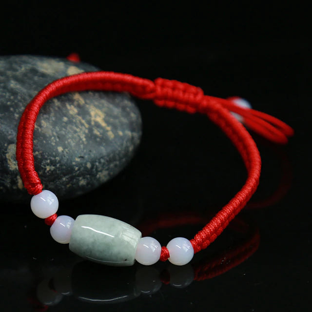 Lucky Energy Jade Braided Bracelet