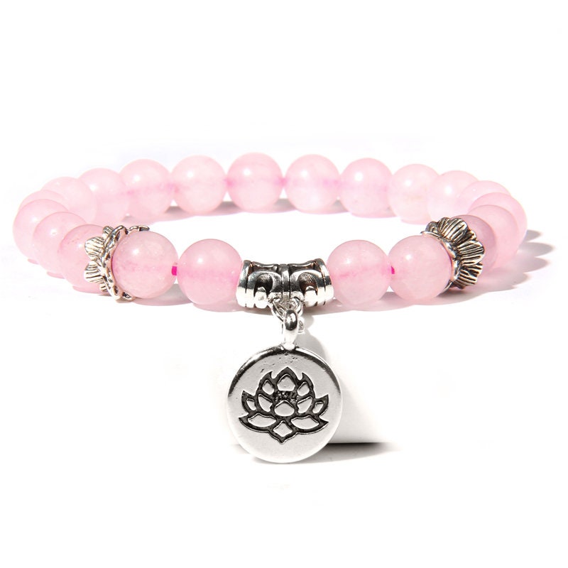 Rose Quartz Healing Crystal Bracelet
