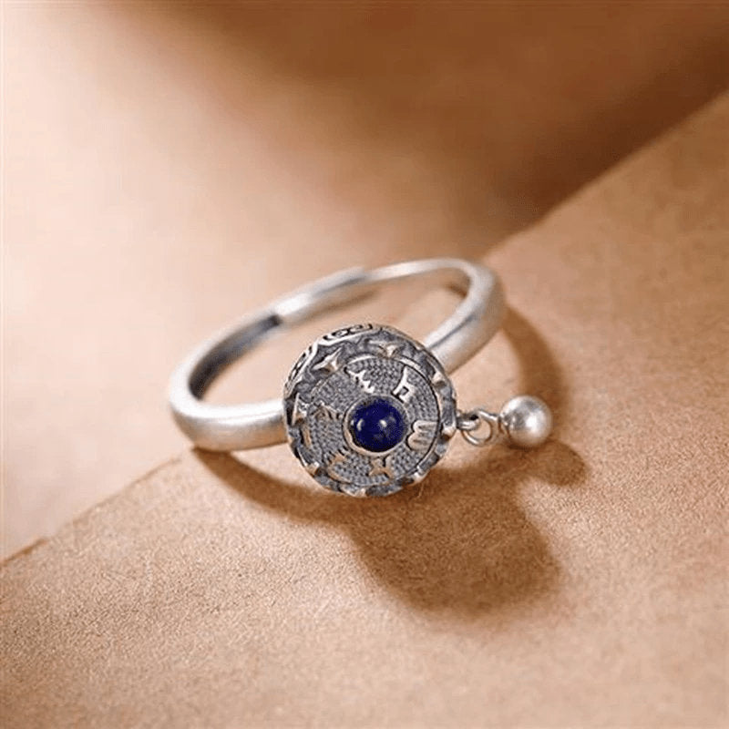 Anxiety Relief Lapis Lazuli Fidget Ring