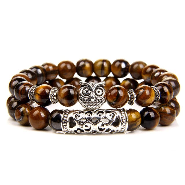 Tiger Eye Peaceful Energy Crystal Bracelets