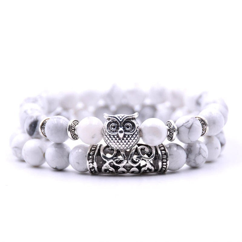 White Turquoise Relaxation Bracelet