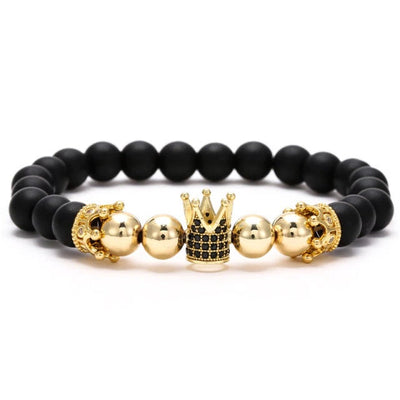 "The Golden Couple" Bracelets With Matching Crowns