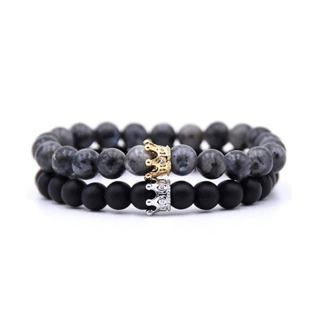 Moonstone & Black Onyx Relationship Strengthening Bracelets