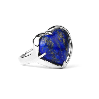 Lapis Lazuli Enhanced Communication Adjustable Ring