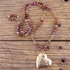 Red Jasper Overcoming Fear Necklace