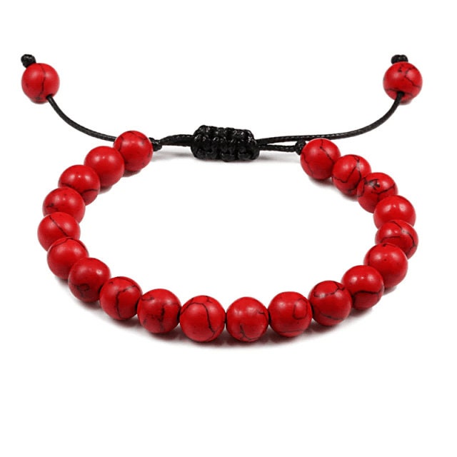 Red Turquoise Vitalizing Energy Bracelet