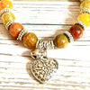 Color Therapy Yellow Agate Mood Enhancing Bracelet