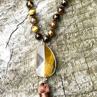 Tiger Eye Inner Strength & Confidence Necklace