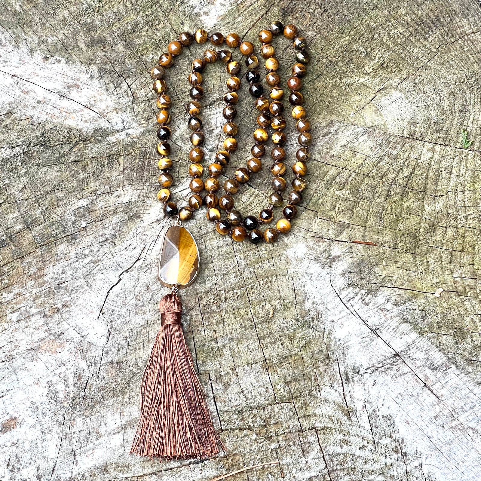 Tiger Eye Inner Strength & Confidence Necklace