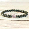 Magnetic Therapy Pain Relief & Sleep Aid  With Purple Fluorite Bracelet