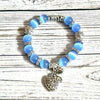 Strong Mind & Safeguard Blue Cat Eye Bracelet