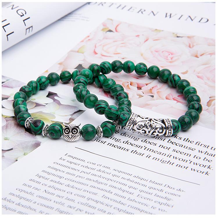 Green Malachite Gemstone Bracelet, Size: Medium at Rs 150/piece in Ghaziabad