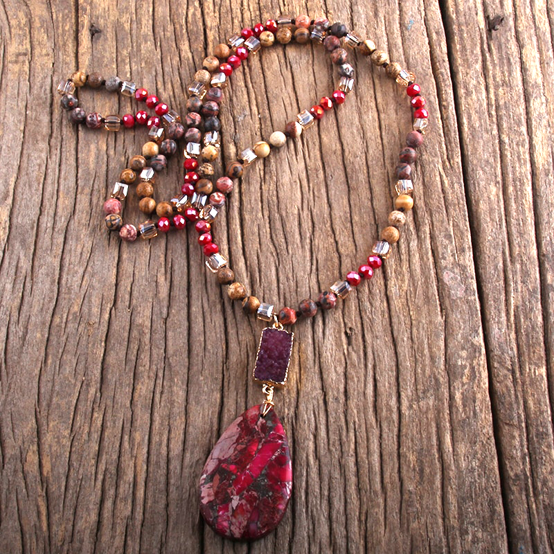 Red Imperial Jasper Passion & Protection Necklace